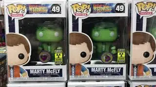 LIMITED EDITION OF 3000 NYCC 2020 PLASTIC EMPIRE EXCLUSIVE MARTY MCFLY PLUTONIUM GITD FUNKO POP!