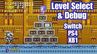 Sonic 2 Level Select & Debug Mode Guide | PS4, Switch & XB1 | Mega Drive & Genesis Classics