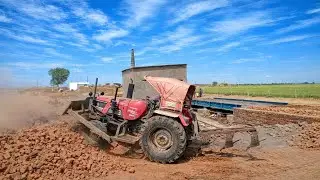 Mahindra Arjun with dozer | dozer work | tractor front dozer | tractor video #dozer #mahindraarjun