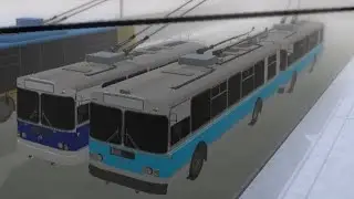 Micro trolleybus simulator | ЗиУ-9 СМЕ, line 3