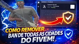 COMO REMOVER BAN DE TODAS AS CIDADES DO FIVEM | MELHOR SPOOFER 2026 🔥