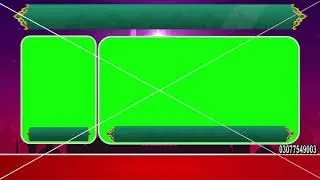 Green screen Islamic background design template