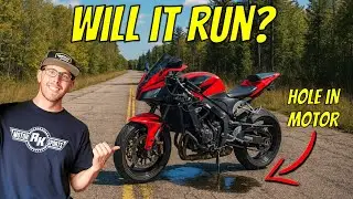 Will This Honda Motorcycle Run with a Hole in the Engine?