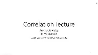 20210322 - In-Class Lecture - Correlation