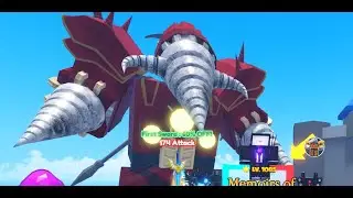 Roblox Sword Warriors Update - Upgrade Titan Drillman Hero Showcase