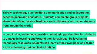 How students can use technology to help them learn