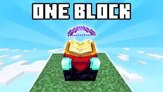 i enchant my bow on a one block world (One Block #14)