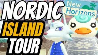 Winter Nordic Island Tour and Story! Animal Crossing: New Horizons! #animalcrossing