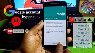 Motorola Frp bypass, How to bypass moto G4, bypass all motorola google account - motola frp too