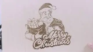 Carve a unique Santa Claus for Christmas 2023  with Kentoktool Laser Machine