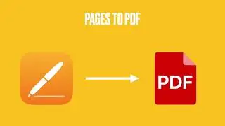 Convert Pages to pdf