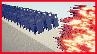 100x RIOT SHIELDS vs EVERY GOD - TABS | Totally Accurate Battle Simulator