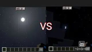 MINECRAFT shader vs vanilla (zebra shader) 