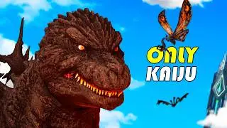 ARK 100 Days, But I Replaced EVERY Dino with Kaiju...