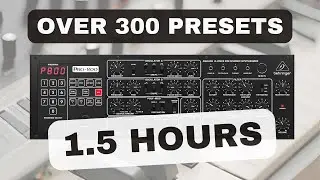Behringer Pro-800 – Over 300 Presets | 1.5 Hour Synth Exploration [Sound Demo]