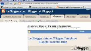 Comment ajouter un widget HTML Javascript