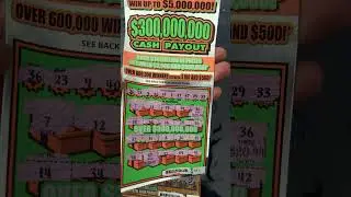 All cash & 300 million cash payout 2 tickets 2 wins Nyc #lottery #lotto #scratchofftickets #winner