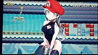 Super Mario Maker 2 - Snowy Speedrun 30sec - By Me Kelly090