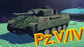 WoT Blitz - Pz.5.4 (V/IV) Обзор ТАНКА и Впечатления о Бесплатном ТАНКЕ