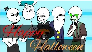 Happy Halloween meme (OC me &OC Time sans AU
