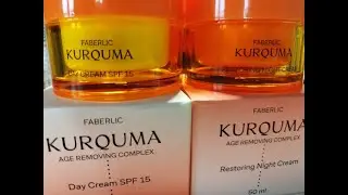 Распаковка новых кремов KURQUMA от Фаберлик! Детальное изучение! Красивая кожа