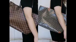 Goyard Artois MM Review and Comparison with LV Neverfull MM