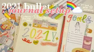 🎀 - 2021 bullet journal setup  ˗ˏˋ plan with me! ˎˊ˗