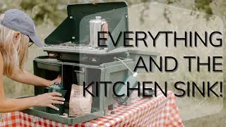 Yes, you CAN go camping and bring everything AND the kitchen sink!