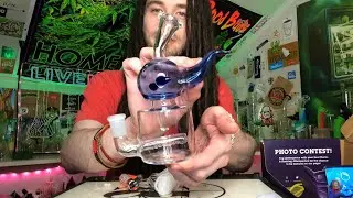 MY NEW BLUE WHALE BONG FROM HEMPER IS 🔥