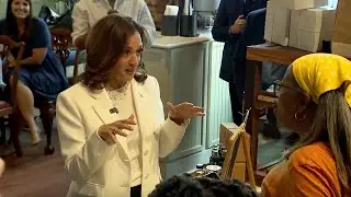 VP Harris Heads to NH on Economy; Trump Preps in PA for Debate