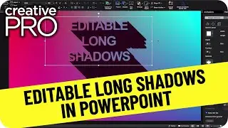 PowerPoint How-To: Create Long Shadows on Editable Text (Video Tutorial)