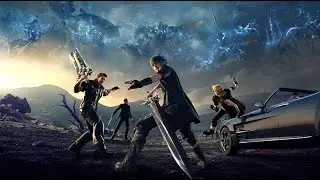 FINAL FANTASY XV - Bandersnatch Boss Fight Level 9 Vs Level 38 Boss