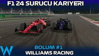 BAHRAIN' DE SEZON AÇILIŞI MUAZZAM YARIŞ!!-F1 24 Türkçe Williams Kariyeri S1-B1 #f1 #formula1 #f124