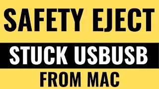 How to Safely Eject a Stuck USB Drive on Mac