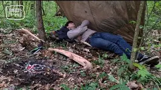 ЛЕСНЫЕ УКРЫТИЯ : ОДНОСКАТНЫЙ НАВЕС, ВСЁ ЧТО НУЖНО ЗНАТЬ. УКРЫТИЕ КОХАНСКИ+ОБЗОР РЮКЗАКА WOOD TRAIL