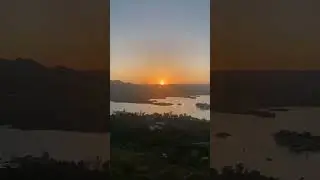 Timelapse of sunset from karni mata temple Udaipur