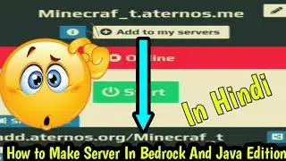 How To Create Server In Both Java And Bedrock Edition With Aternos