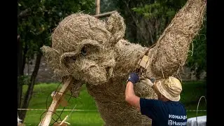 УДИВИТЕЛЬНЫЕ СКУЛЬПТУРЫ ИЗ СЕНА И СОЛОМЫ. Мир креатива и вдохновения