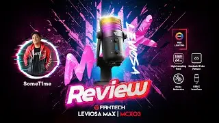 ไมค์คอนเดนเซอร์ คุณภาพ เกินราคา Fantech MCX03 Leviosa MAX  ไร้เสียงรบกวน พร้อมไฟ RGB