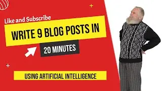 Use Frase AI to Write 9 Blog Posts in 20 Minutes!