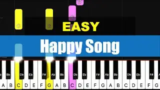 [Piano Tutorial] Happy Song - EASY