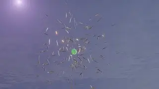 Creating a School of Fish using the BOIDS particle system in Blender 2.8