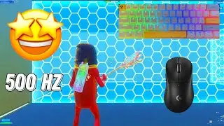 Modded RK61😴1v1 Piece Control🤩Satisfying Fortnite Keyboard Gameplay🏆4K Smooth 360 FPS