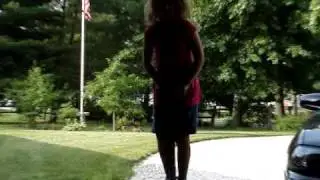 Gracie on Pogo Stick from Uncle Tommy