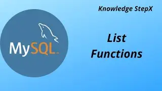 List functions in MySQL