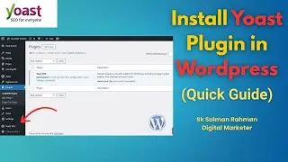 How to Install Yoast SEO Plugin in WordPress | Step by Step Guide | Sk Salman Rahman