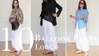 10 Ways to Style Balloon Pants for Smart Casual Looks