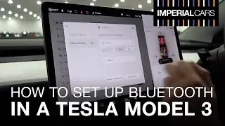 How to set up bluetooth in a Tesla Model 3