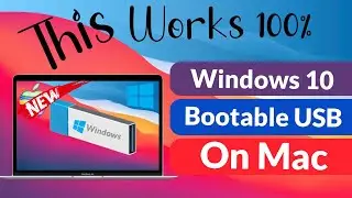 How to Create a Windows 10 Bootable USB drive on Mac 2023 -Make Windows 10 Bootable USB on Mac OS X
