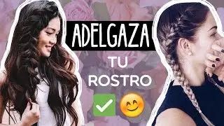 PEINADOS para CARA REDONDA O CACHETONA ♡ ¡HERMOSOS!
